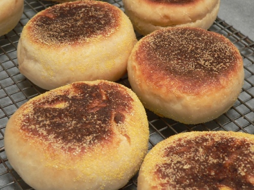 English Muffins | Fig Jam and Lime Cordial